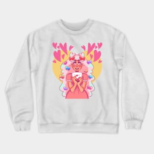 Cotton Candy Love Letter Crewneck Sweatshirt